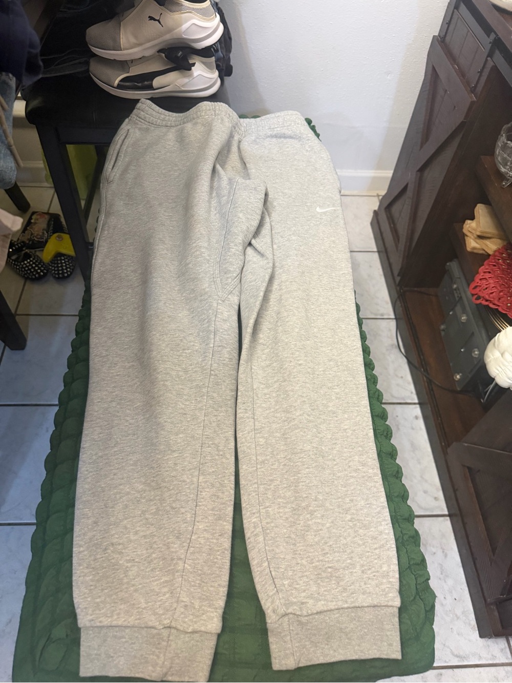 Nike Light Grey Men’s Fleece Joggers